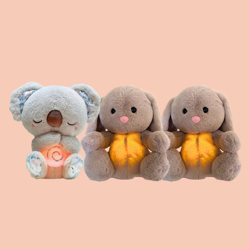 PACK FAMILLE - 3 PELUCHES RELAXANTES