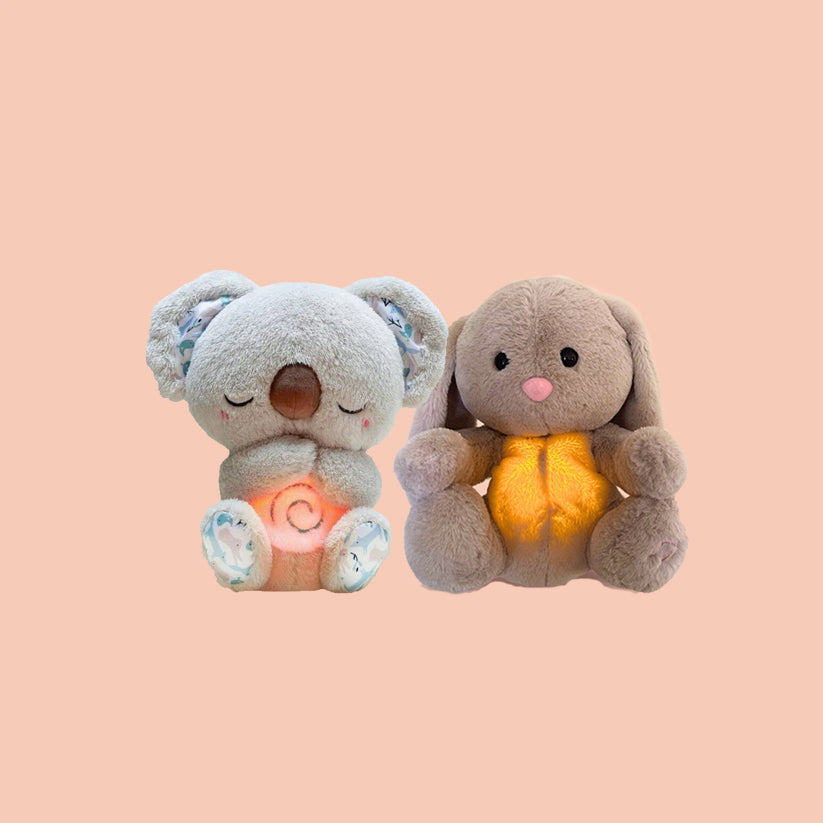 PACK FAMILLE - 2 PELUCHES RELAXANTES